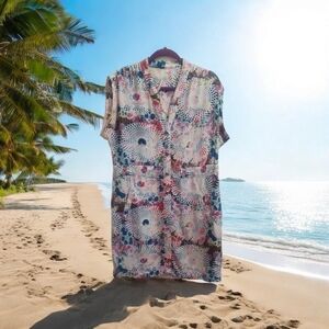 Rachel Roy TieDye Silk Dress sz S